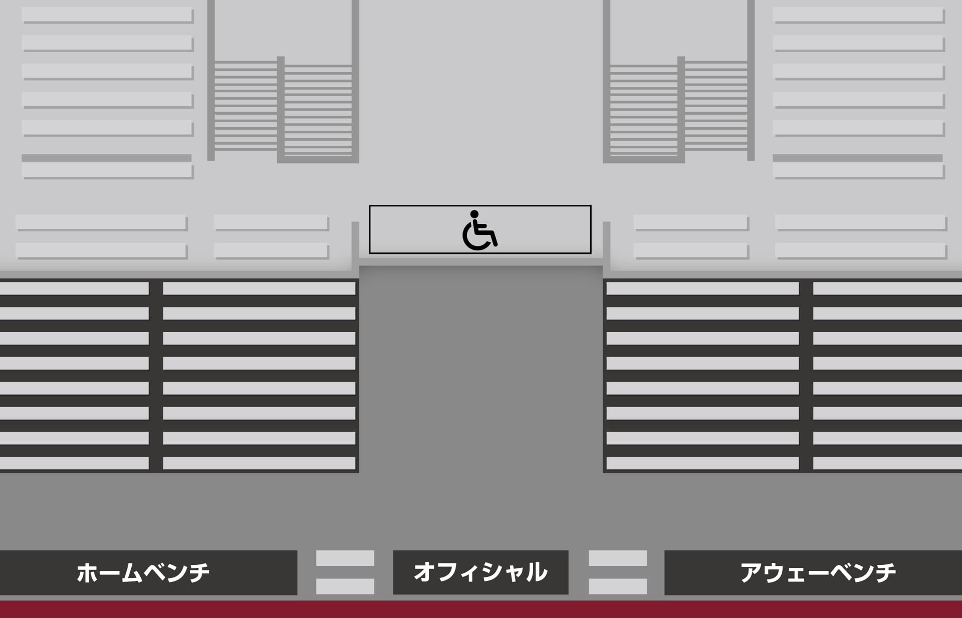 2階車いす席